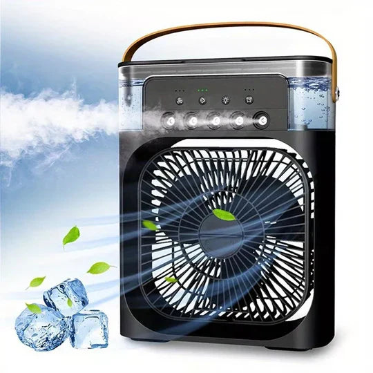 Mini USB Cooling Mist Fan – Portable Water Spray Cooler for Office, Kitchen, Home, and Travel
