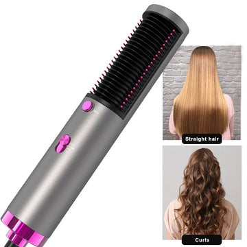 One Step Multifunctional Hot Air Comb Straight Dryer Portable Curler Straight Hair 3 In 1 Dryer Brush Styling Tool Hairdrye